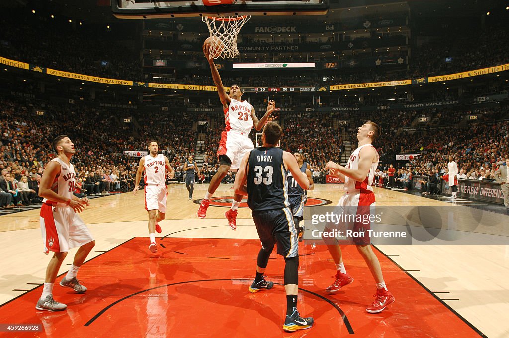 Memphis Grizzlies v  Toronto Raptors