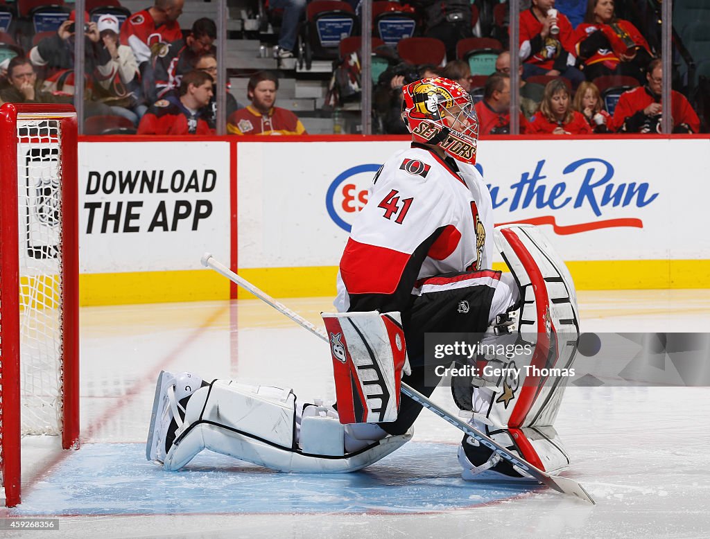 Ottawa Senators v Calgary Flames