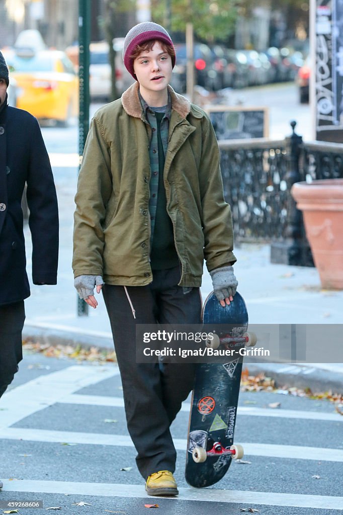 Celebrity Sightings In New York - November 19, 2014