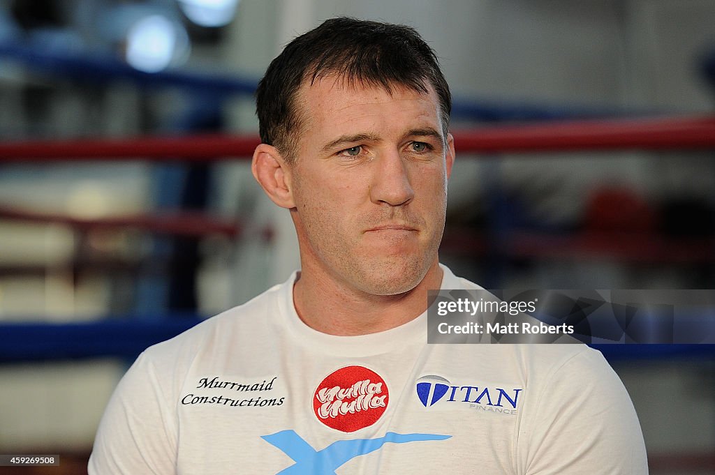 Daniel Geale and Paul Gallen Sparring Session