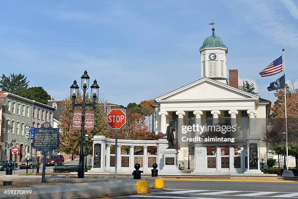 downtown bellefonte - bellefonte pennsylvania stock pictures, royalty-free photos & images