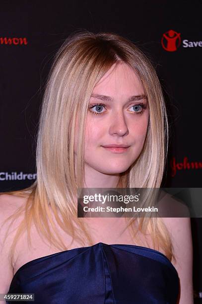 Actress Dakota Fanning attends the 2nd Annual Save The Children Illumination Gala at the Plaza on November 19, 2014 in New York City.