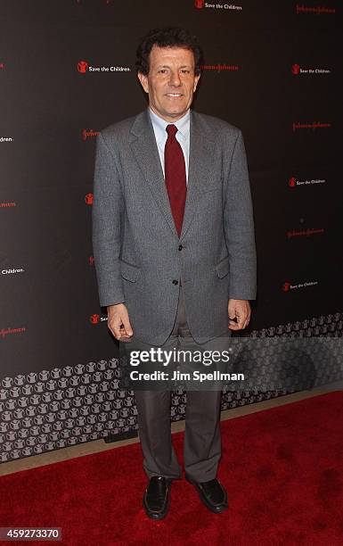 New York Times journalist Nick Kristof attends the 2nd annual Save the Children Illumination Gala at the Plaza Hotel on November 19, 2014 in New York...