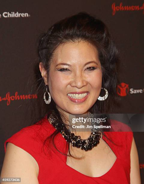 New York Times pulitzer prize winning journalist Sheryl WuDunn attends the 2nd annual Save the Children Illumination Gala at the Plaza Hotel on...
