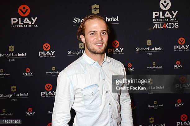 Judoka Ugo Legrand attends the 'All4Kids' PL4Y International Launch Party At The Shangri-la Hotel on November 19, 2014 in Paris, France.