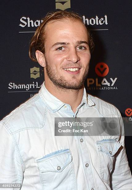 Judoka Ugo Legrand attends the 'All4Kids' PL4Y International Launch Party At The Shangri-la Hotel on November 19, 2014 in Paris, France.