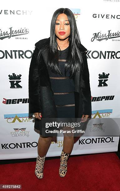 Rapper Trina attends Fashion Jams at Social Haven on November 19, 2014 in Atlanta, Georgia.