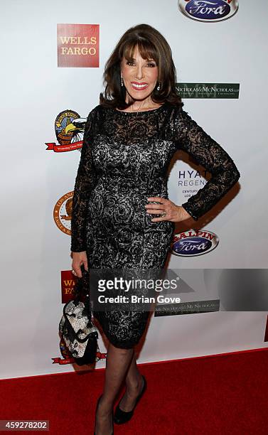 Kate Linder attends the 13th Annual LAPD PPL Eagle & Badge Foundation Gala at the Hyatt Regency Century Plaza on November 19, 2014 in Los Angeles,...