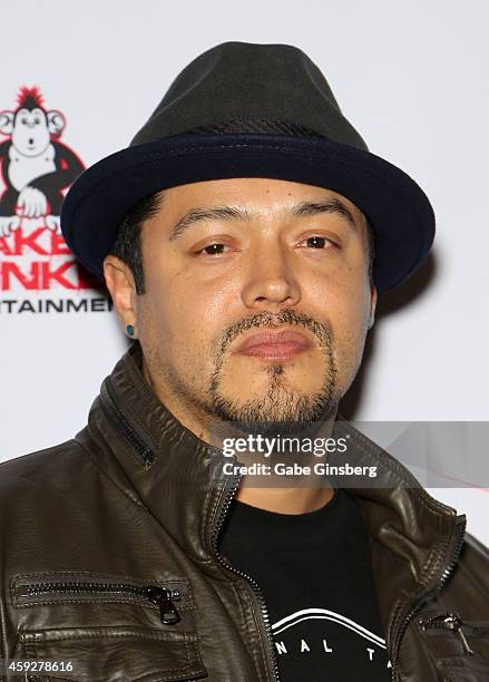 Singer Andy Vargas attends BMI & Naked Monkey Entertainment "Write On Vegas" at Hard Rock Live Las Vegas on November 19, 2014 in Las Vegas, Nevada.