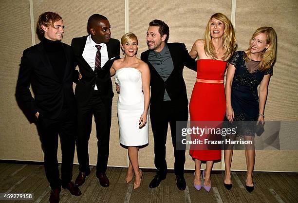 Actor Keene McRae, actor Mo McRae, actress Reese Witherspoon, actor Thomas Sadoski, actress Laura Dern and actress Cathryn de Prume attend the...