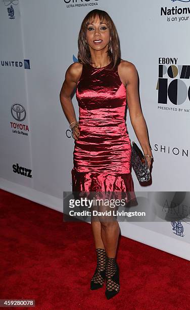 Actress Holly Robinson Peete attends the 2014 Ebony Power 100 List event at Avalon on November 19, 2014 in Hollywood, California.