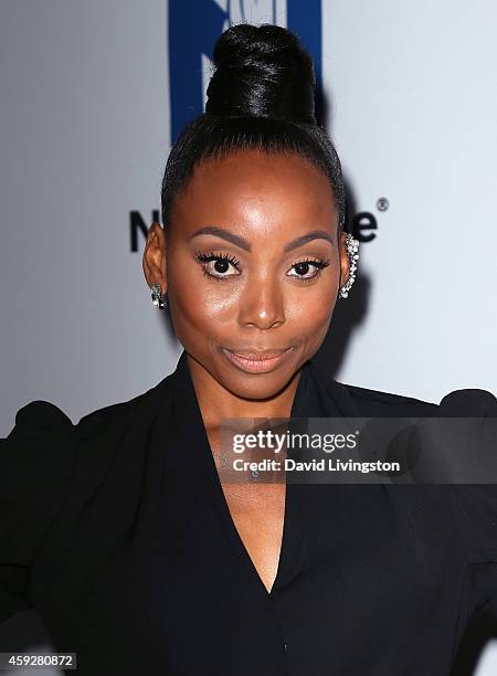 Actress Erica Ash attends the 2014 Ebony Power 100 List event at Avalon on November 19, 2014 in Hollywood, California.