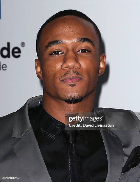 Actor Jessie T. Usher attends the 2014 Ebony Power 100 List event at Avalon on November 19, 2014 in Hollywood, California.