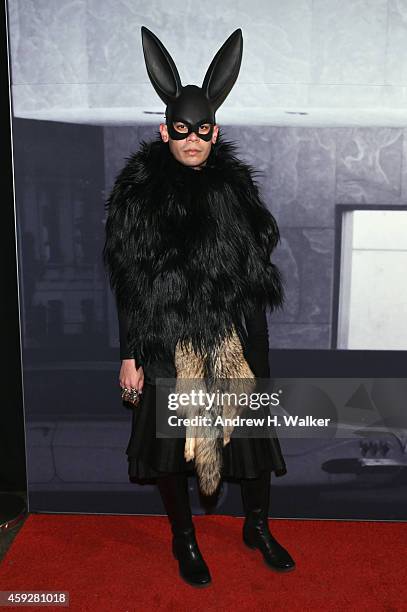 Rabhy Ortega attends the 2014 Whitney Studio Party presented by Louis Vuitton at Breuer Building on November 19, 2014 in New York City.