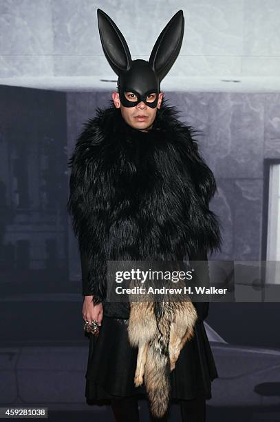 Rabhy Ortega attends the 2014 Whitney Studio Party presented by Louis Vuitton at Breuer Building on November 19, 2014 in New York City.