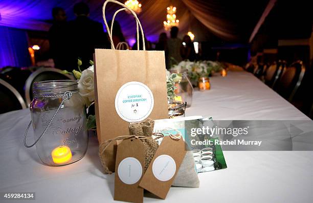 General view of atmosphere during imagine1day Annual Gala Honoring Tracy Anderson at SLS Hotel at Beverly Hills on November 19, 2014 in Los Angeles,...