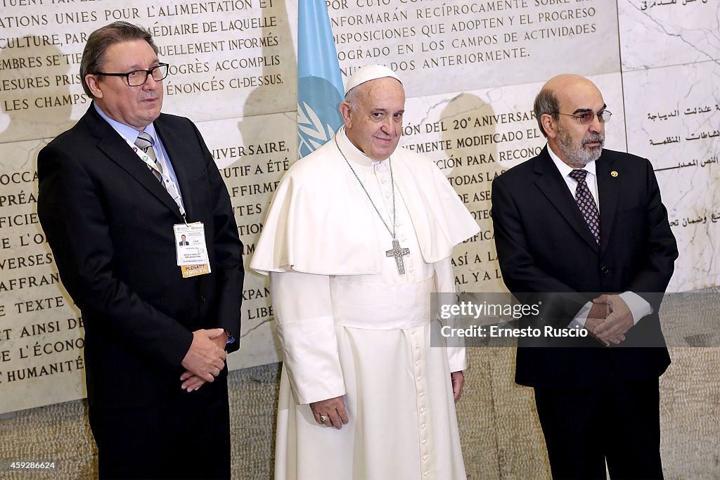 Spanish Royals At FAO In Rome