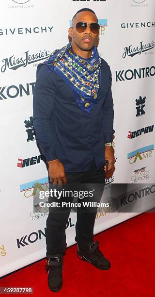 Nikko Smith Attends Kontrol Magazine Fashion Jams: The Glamorous Life at Social Haven on November 19, 2014 in Atlanta, Georgia.