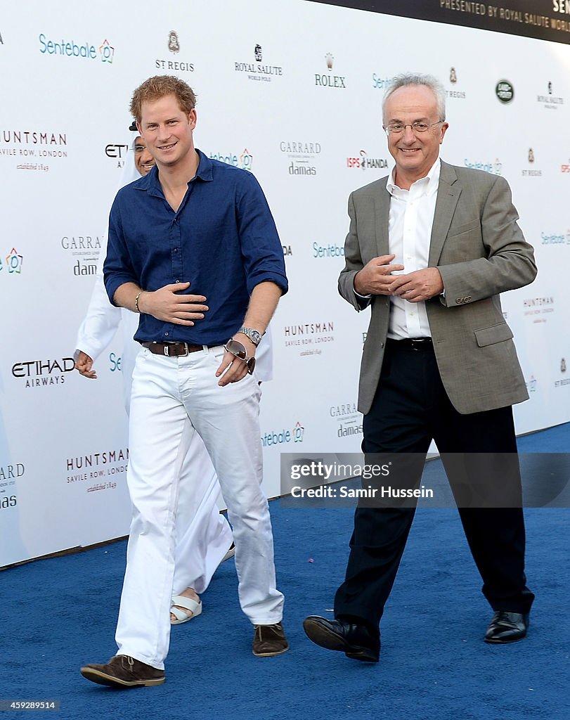 Sentebale Polo Cup Presented By Royal Salute World Polo In Abu Dhabi With Prince Harry - Red Carpet
