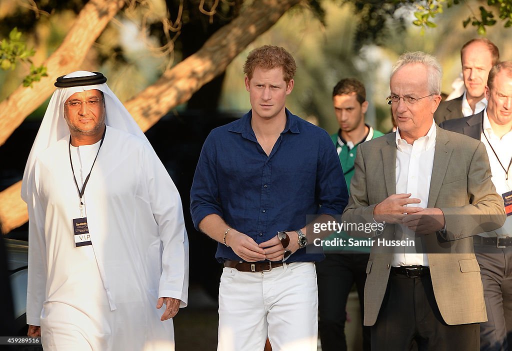 Sentebale Polo Cup Presented By Royal Salute World Polo In Abu Dhabi With Prince Harry - Red Carpet