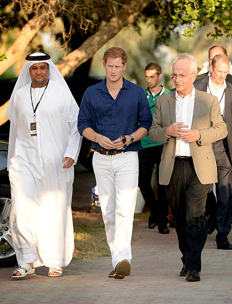 ARE: Sentebale Polo Cup Presented By Royal Salute World Polo In Abu Dhabi With Prince Harry - Red Carpet