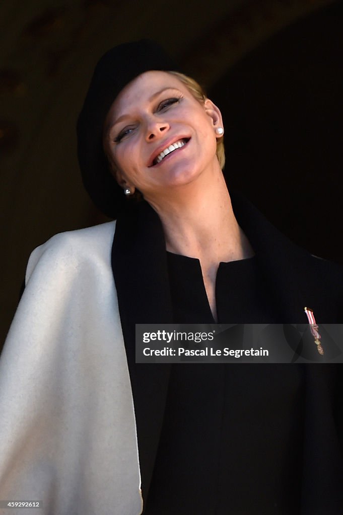 Monaco National Day 2014 - Balcony Parade