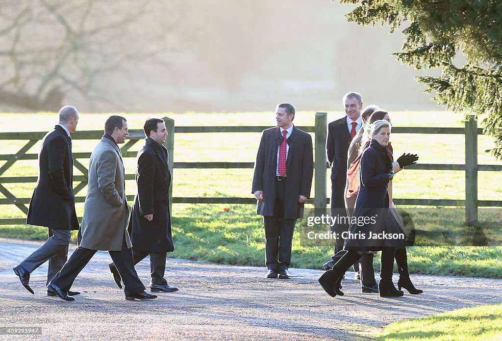 The Royal Family Attend Christmas Day Service At Sandringham