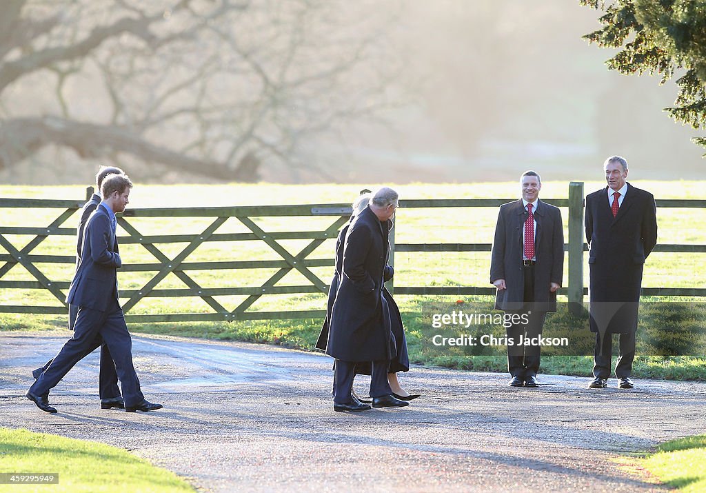 The Royal Family Attend Christmas Day Service At Sandringham