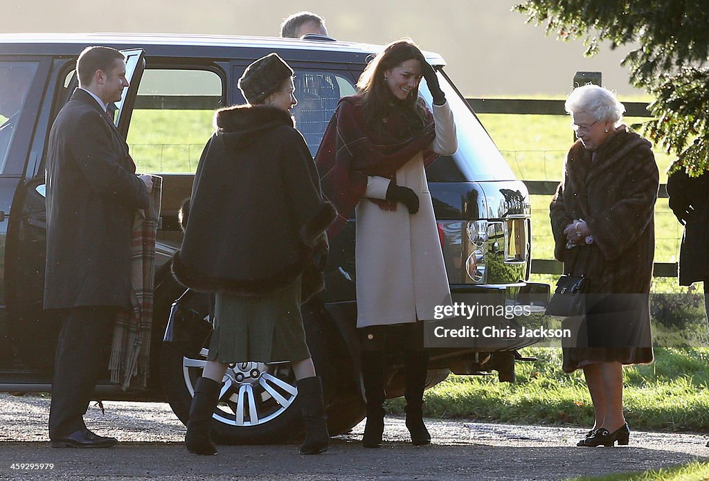 The Royal Family Attend Christmas Day Service At Sandringham