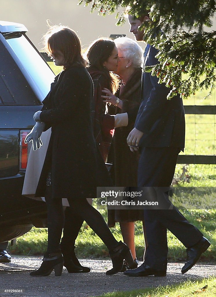 The Royal Family Attend Christmas Day Service At Sandringham