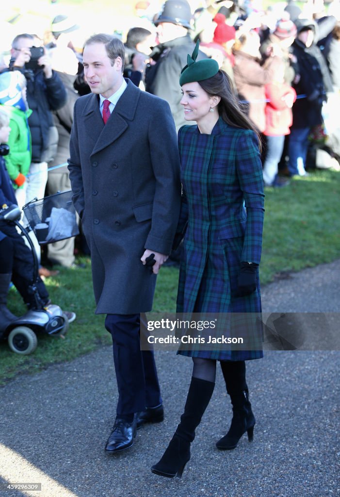The Royal Family Attend Christmas Day Service At Sandringham