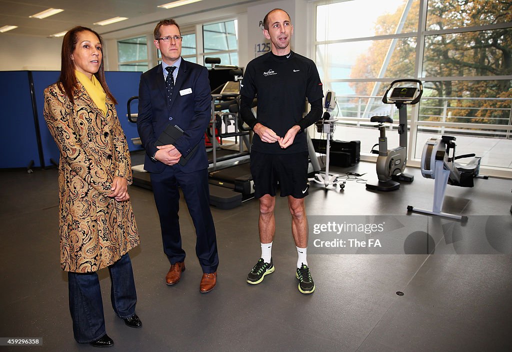 Sports Minister Helen Grant Visits St Georges Park