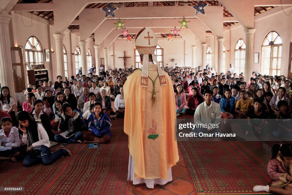 Catholic Communities Gather To Celebrate Christmas In Battambang