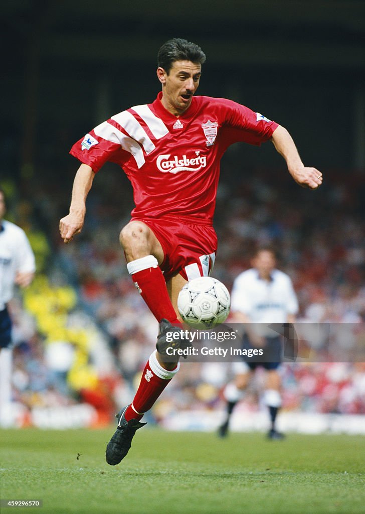 Iam Rosh Liverpool striker Ian Rush in action during the FA Premier League ...