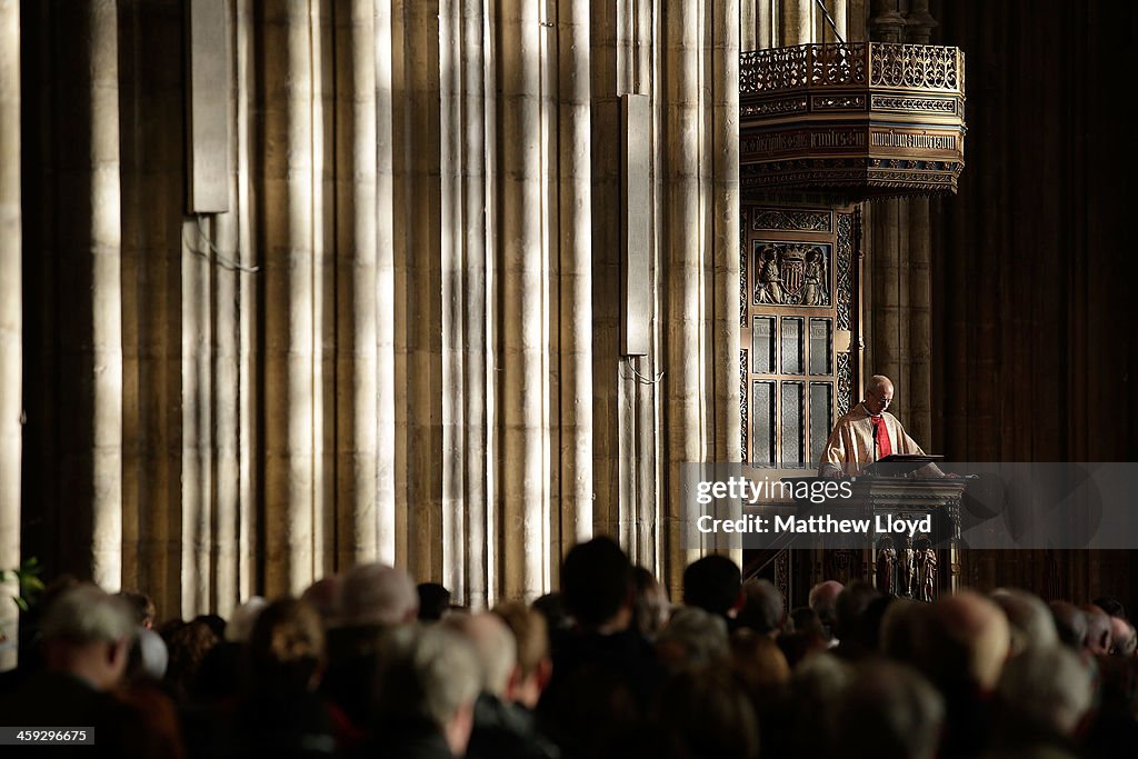 The Archbishop Of Canterbury Gives His First Christmas Day Sermon At Canterbury Cathedral