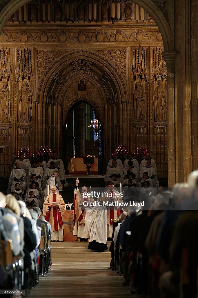 The Archbishop Of Canterbury Gives His First Christmas Day Sermon At Canterbury Cathedral