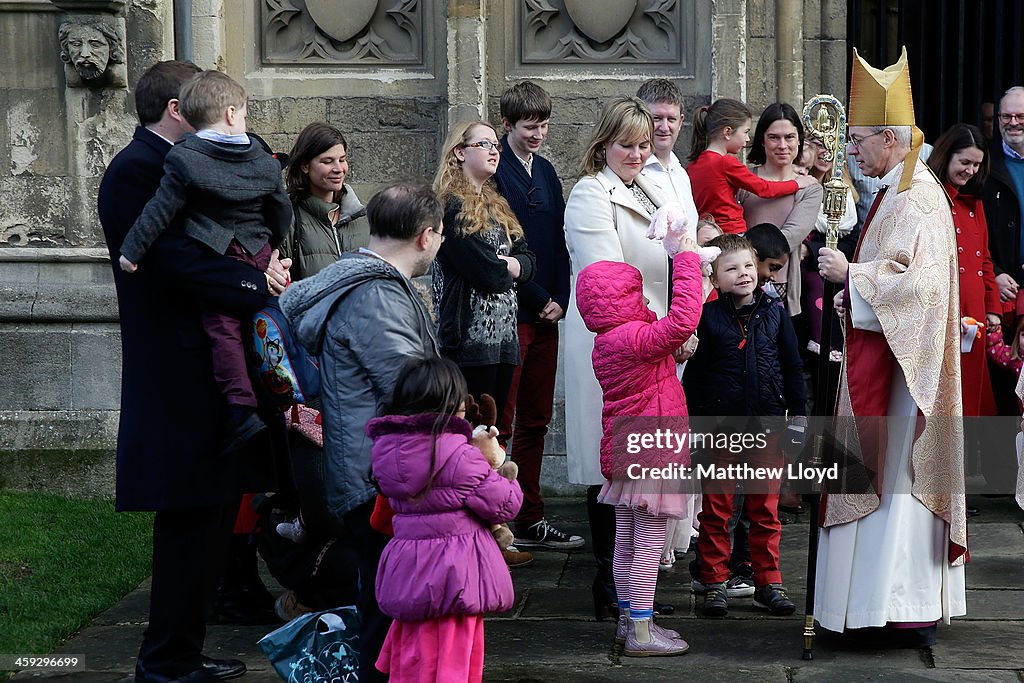 The Archbishop Of Canterbury Gives His First Christmas Day Sermon At Canterbury Cathedral