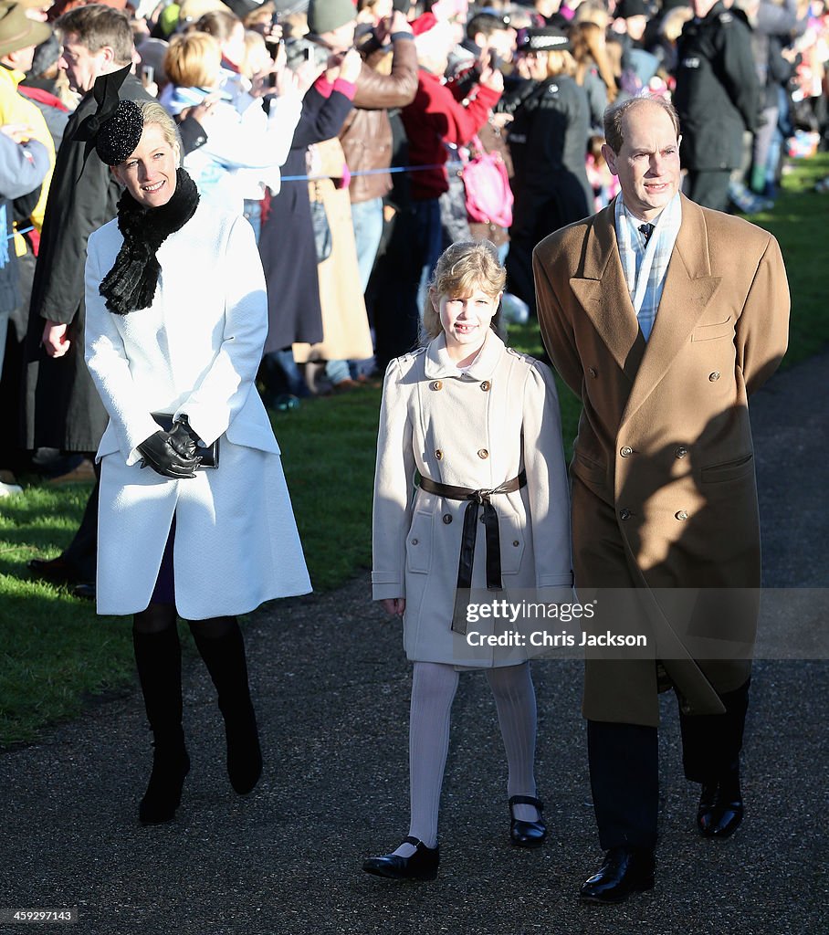 The Royal Family Attend Christmas Day Service At Sandringham