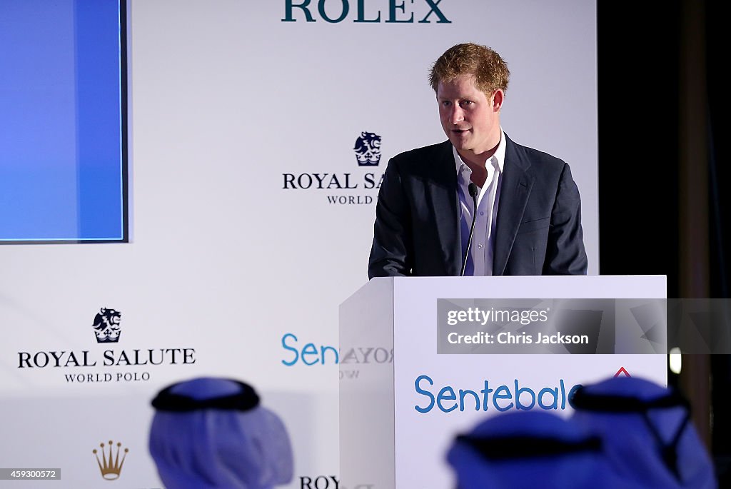 Sentebale Polo Cup Presented By Royal Salute World Polo In Abu Dhabi With Prince Harry - Dinner