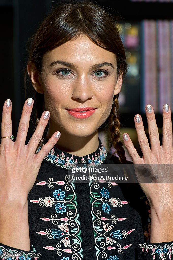 Alexa Chung Launches Nails Inc: The Alexa Editions