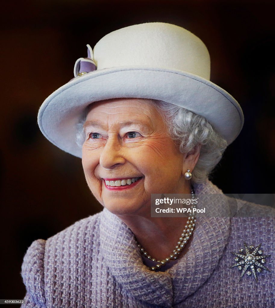 Queen Elizabeth II Visits RAF Lossiemouth
