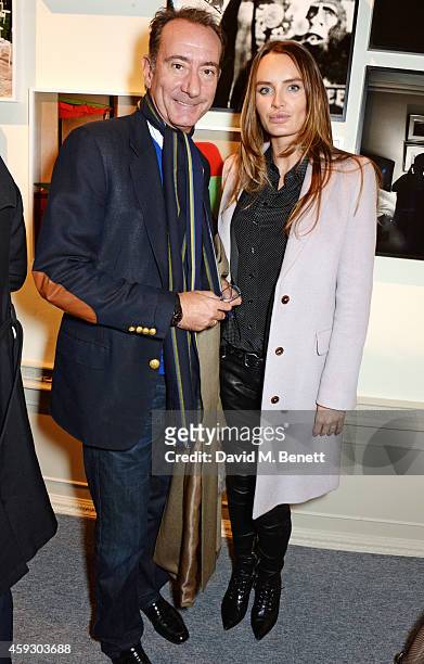 Robert Hanson and Masha Markova Hanson attend the book launch and private view of "Mary McCartney: Monochrome And Colour" curated by De Pury De Pury...