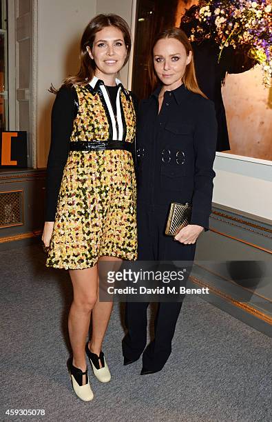 Dasha Zhukova and Stella McCartney attend the book launch and private view of "Mary McCartney: Monochrome And Colour" curated by De Pury De Pury on...