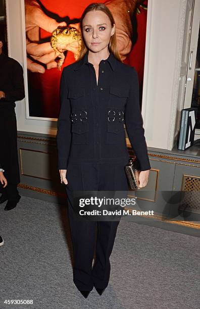 Stella McCartney attends the book launch and private view of "Mary McCartney: Monochrome And Colour" curated by De Pury De Pury on November 20, 2014...