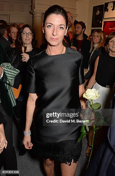 Mary McCartney attends the book launch and private view of "Mary McCartney: Monochrome And Colour" curated by De Pury De Pury on November 20, 2014 in...