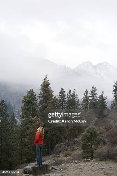 sleeping lady - leavenworth washington bildbanksfoton och bilder