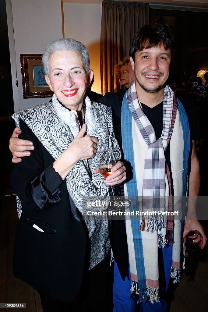 Helene Cixous Receives Insignia Of Officer Of The Legion Of Honor At The Home Of Adel Abdessemed