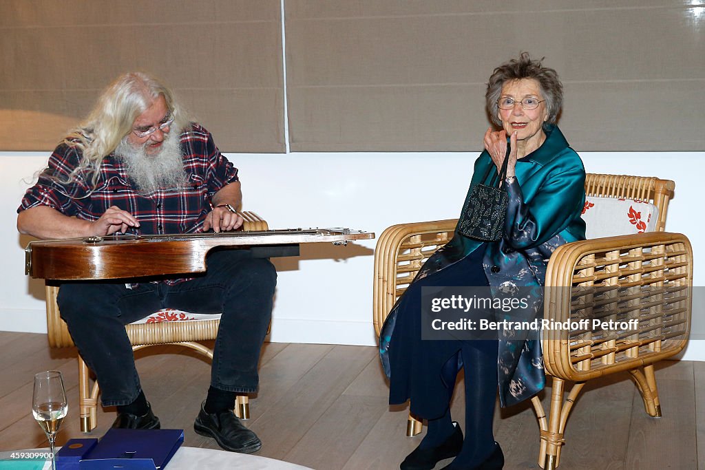 Helene Cixous Receives Insignia Of Officer Of The Legion Of Honor At The Home Of Adel Abdessemed