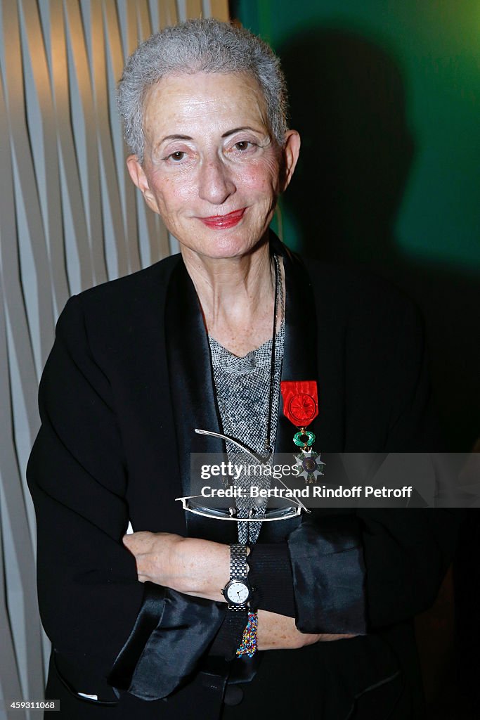 Helene Cixous Receives Insignia Of Officer Of The Legion Of Honor At The Home Of Adel Abdessemed