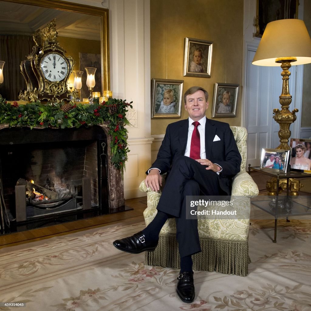 King Willem-Alexander Delivers His First Christmas Address To The Nation